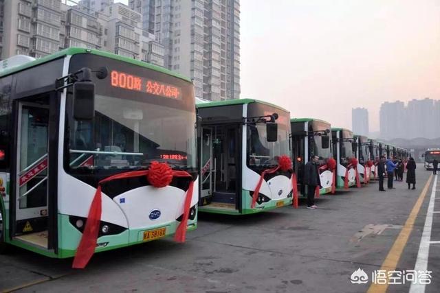 上海新能源公交车，你们所在的城市公交车是什么牌子的，新能源车占比多吗