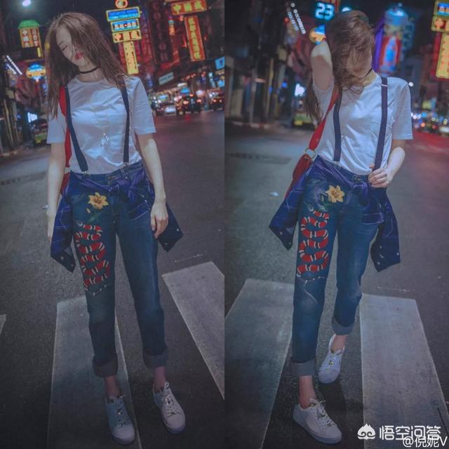 美女遛狗街拍:为什么倪妮的街拍这么好看？ 美女遛狗街拍头像