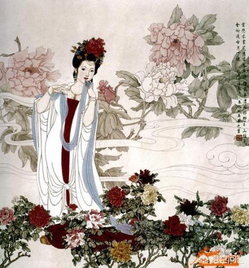 李白《清平调一》中“春风拂槛露华浓”一句中,到底哪个字代表了牡丹？