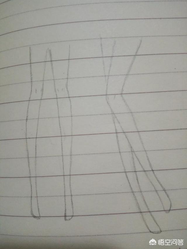 素描中动漫人物的腿怎么画？