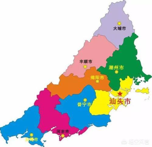 广东汕尾地图位置图片