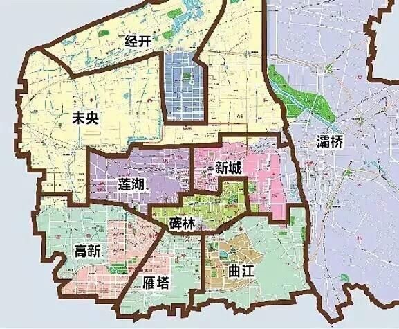 西安主城区包括哪些区，西安的主城区指的是哪几个行政区长安区算不算主城区