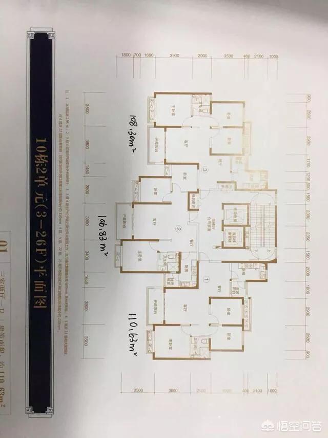 选择中户106平还是东户110平的？插图42