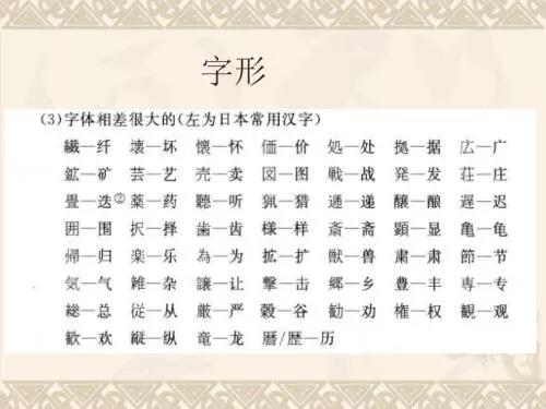 为什么日本的字有些和中文差不多 头条问答