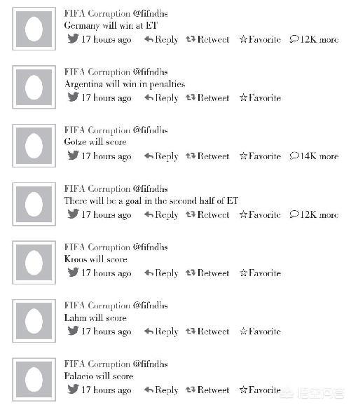 2014世界杯决赛诬蔑国际足联腐败事件以推特账号伪造时间戳来袭击比特币网发生过吗？