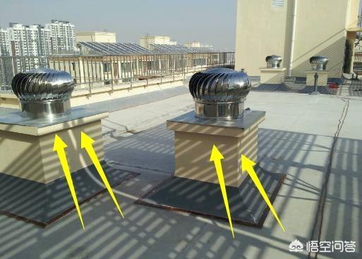 现在新建的房子屋顶都有这种圆帽子装置,它是干什么用的?