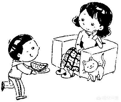 可爱的小猫团子简笔画:长草颜团子简笔画怎么画？