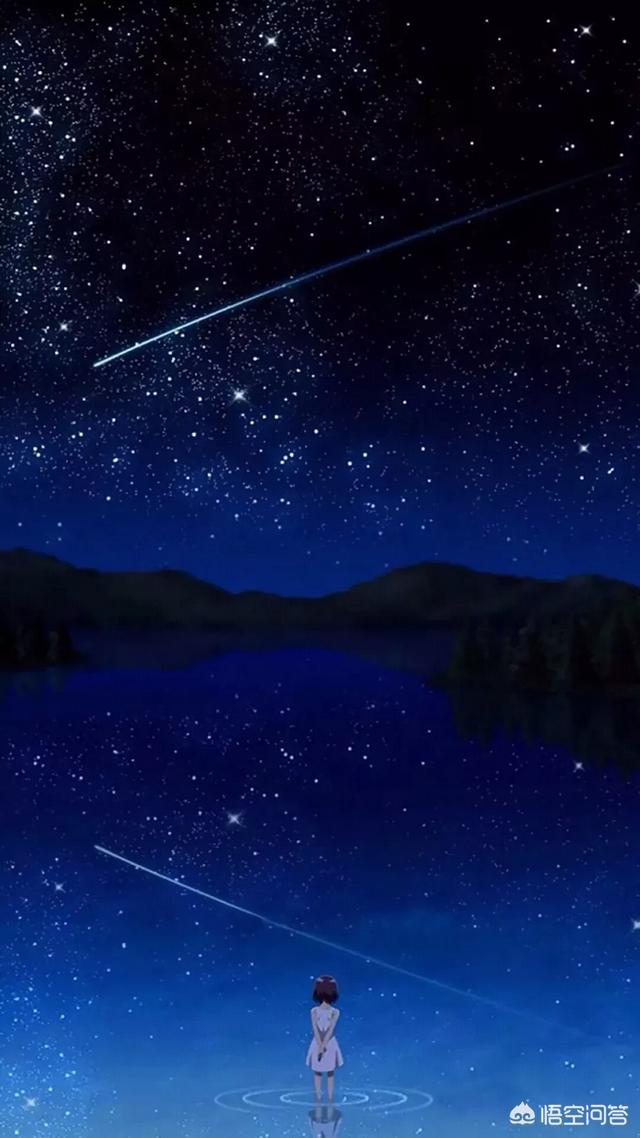 有没有蓝色调的星空壁纸分享？