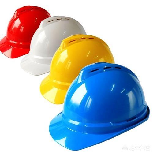 建筑工人所戴的安全帽顏色不同，有什么講究