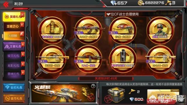 穿越火线手游火麒麟礼包抽完需要多少钥匙？
