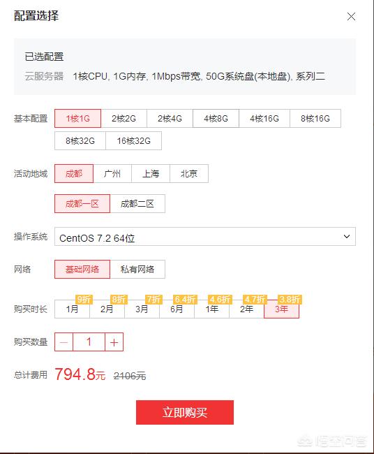 建一个人网站去哪里买空间去？