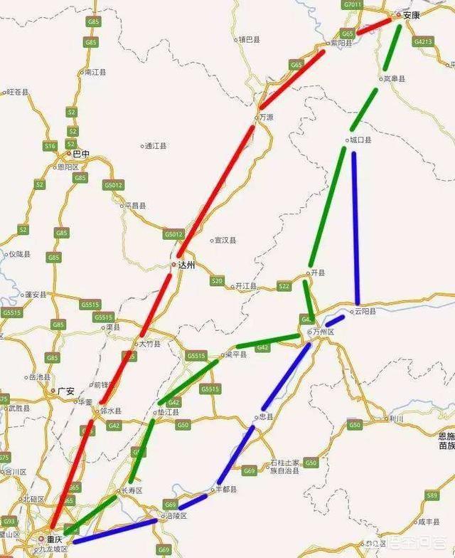 《重庆市中长期铁路网规划(2016-2030年》中,我市规划的渝西高铁走向