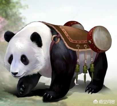 蚩尤骑熊猫:远古时代，大熊猫真的是蚩尤的坐骑吗？