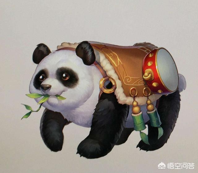蚩尤骑熊猫:远古时代，大熊猫真的是蚩尤的坐骑吗？
