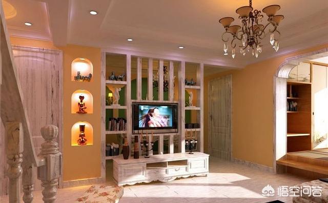 一开门就是客厅怎么装修,开门就是客厅和厨房，该怎么设计？