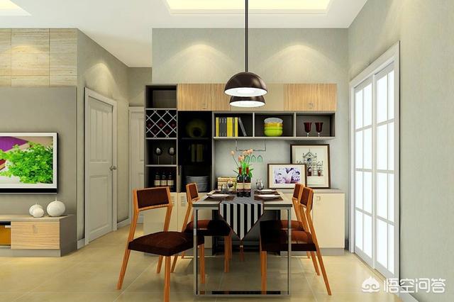 一开门就是客厅怎么装修,开门就是客厅和厨房，该怎么设计？