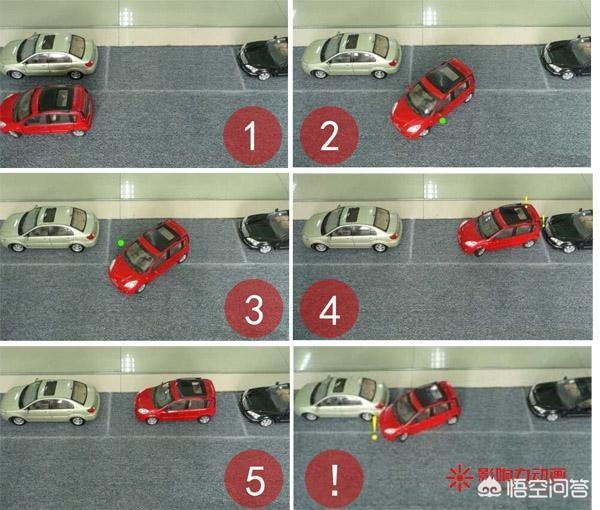 侧方停车技巧图解,如何在两车之间的侧方位停车？