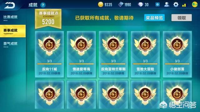 QQ飞车赛事成就3370能到什么段位？