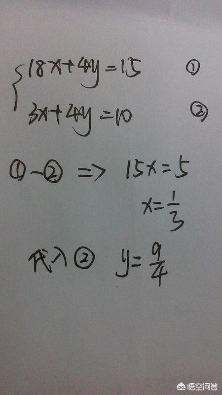 头条问答 计算二元一次方程组 计算又慢正确率又很低 怎么办 8个回答