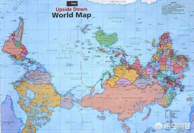 地理世界地图，每个国家的世界地图都是什么样子的