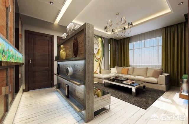 一开门就是客厅怎么装修,开门就是客厅和厨房，该怎么设计？