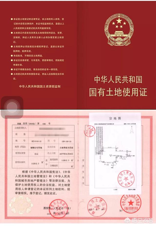 售楼处开发商公示的大产权证上写着批发零售城镇住宅用地是什么意思