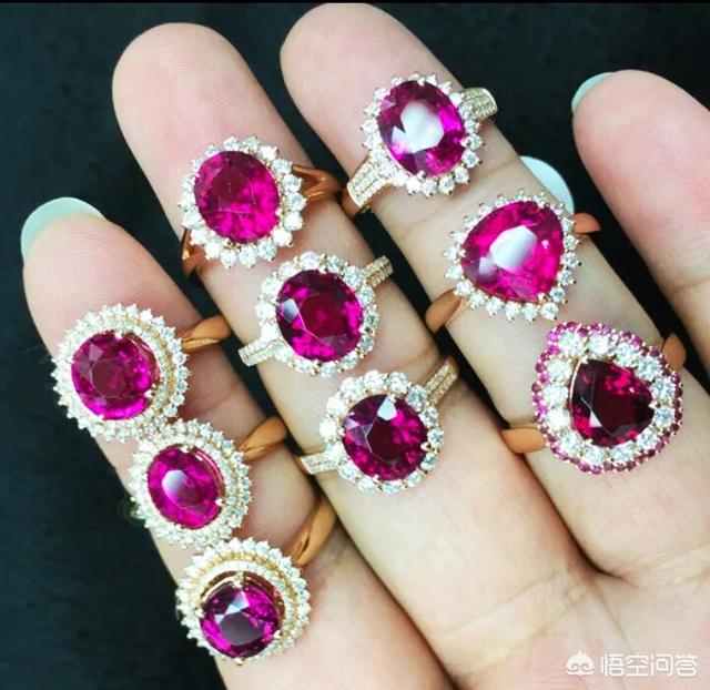 红宝石图片欣赏,为什么感觉尖晶比红宝好看多了？