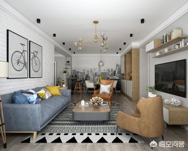 不做吊顶，电视墙怎么设计？插图84