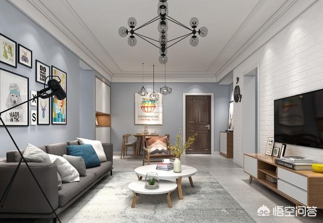 不做吊顶，电视墙怎么设计？插图87