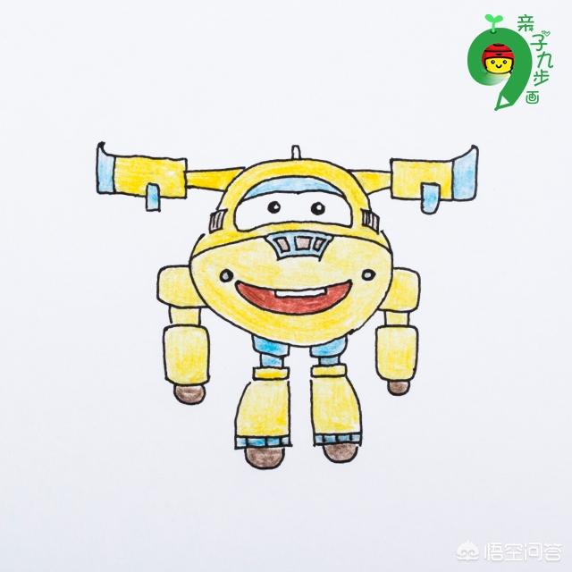 超级飞侠多多的简笔画怎么画？