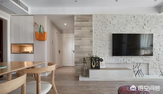 不做吊顶，电视墙怎么设计？插图109