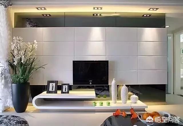 不做吊顶，电视墙怎么设计？插图121