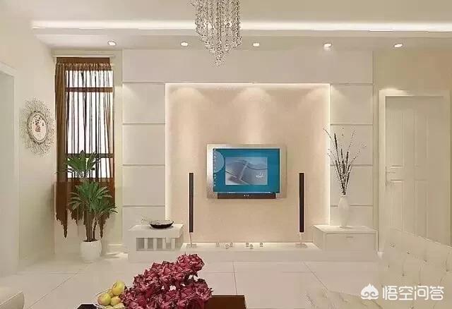 不做吊顶，电视墙怎么设计？插图122