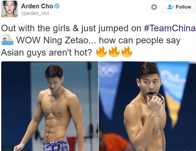 参加里约奥运会的中国运动员中,有哪些人的高颜值能和娱乐圈明星相媲美？
