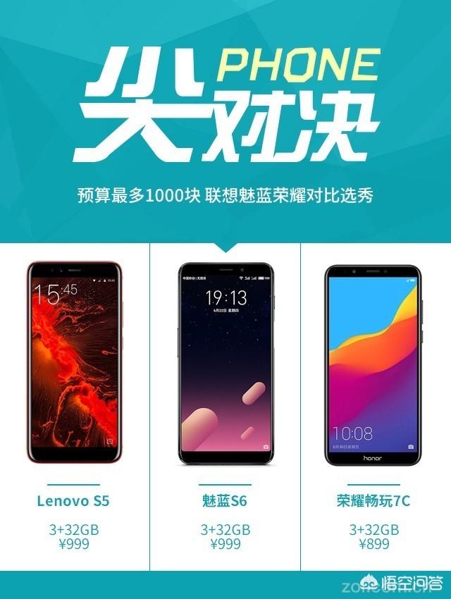 一千块钱预算,适合买哪款手机？