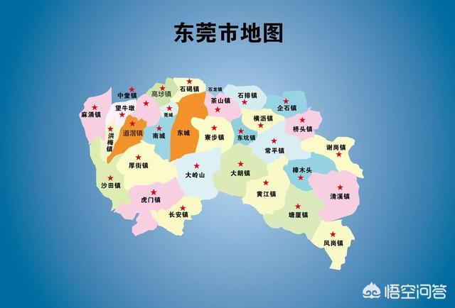 长安镇行政区划图图片