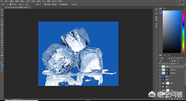 如何在Ps中使图像透明的技巧，PS如何快速抠出透明的冰块图片