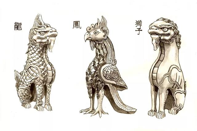 要说到这"五脊六兽"有什么作用,一是起趋吉避邪;二是装饰精美;三是