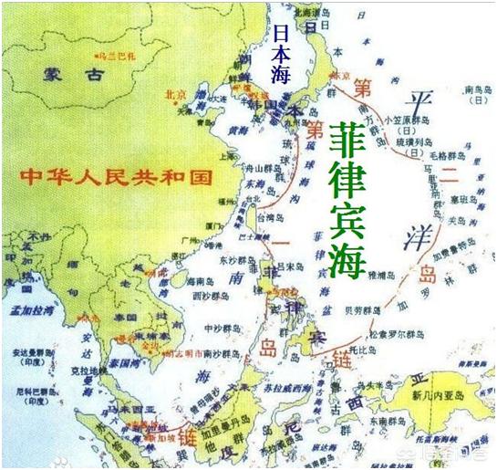 第二岛链地图图片