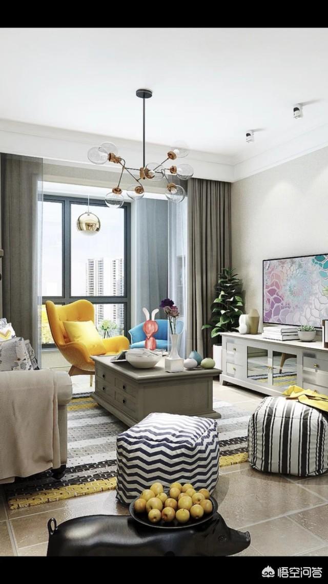 不做吊顶，电视墙怎么设计？插图106