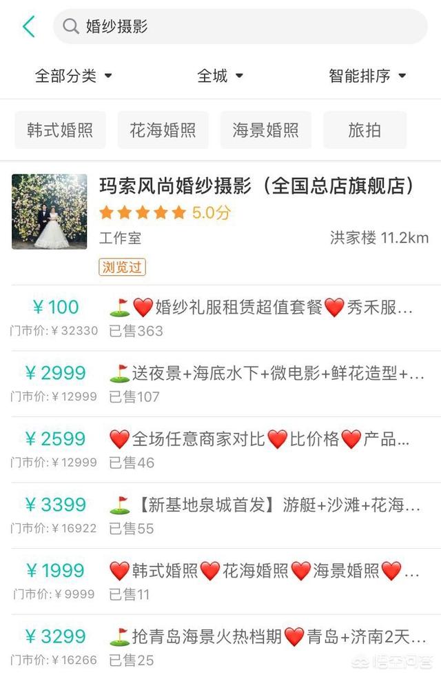 忆宠物摄影工作室的团购评价:在美团上订婚纱摄影靠谱吗？
