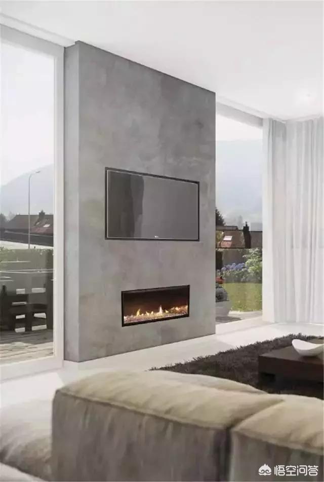 不做吊顶，电视墙怎么设计？插图104