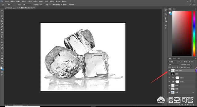 如何在Ps中使图像透明的技巧，PS如何快速抠出透明的冰块图片