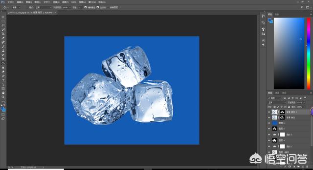 如何在Ps中使图像透明的技巧，PS如何快速抠出透明的冰块图片