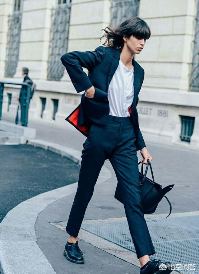 女生不喜欢穿高跟鞋，那么穿西装鞋子要怎么搭配？插图73