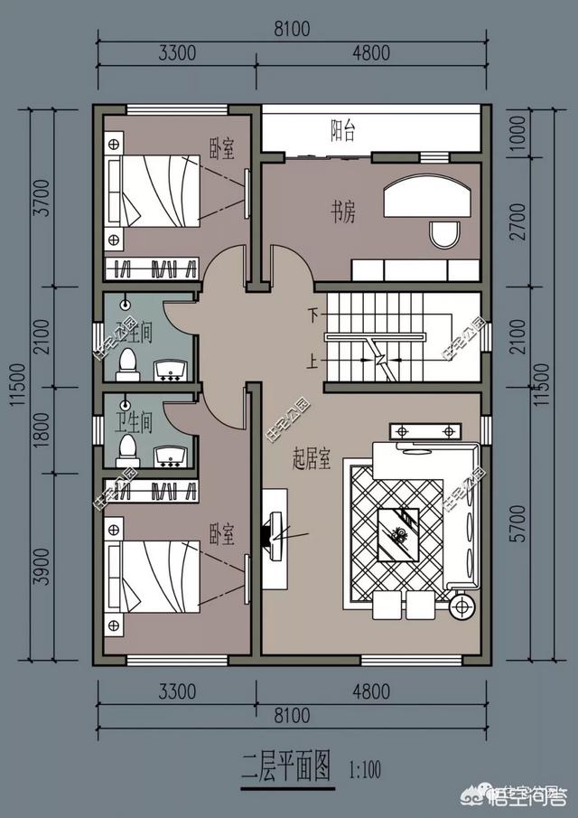 共设  5室  3卫  3厅  1厨  1阳台  1露台如果您还想看更多这样的户型