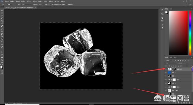 如何在Ps中使图像透明的技巧，PS如何快速抠出透明的冰块图片