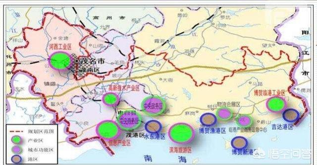 广西钦州、北海、玉林和粤西湛江、茂名都在规划建设滨海新区,哪个更让人看好？