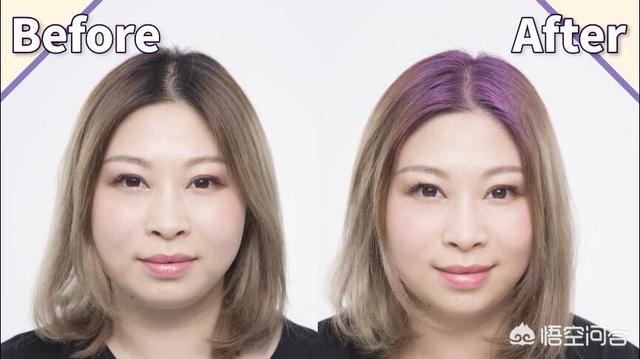 染发褪色后效果很尴尬，可以自己在家补色吗？怎么做呢？:黄色的补色 第2张
