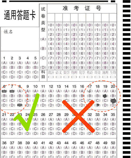 填答题卡有什么注意的和技巧?